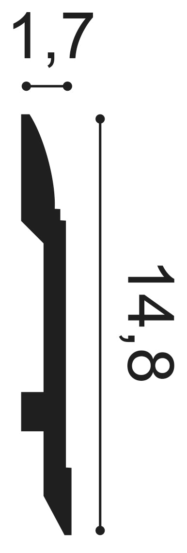 SX104F- Flexible Skirting Board