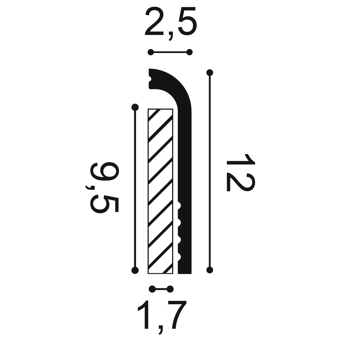 SX185- Skirting Board